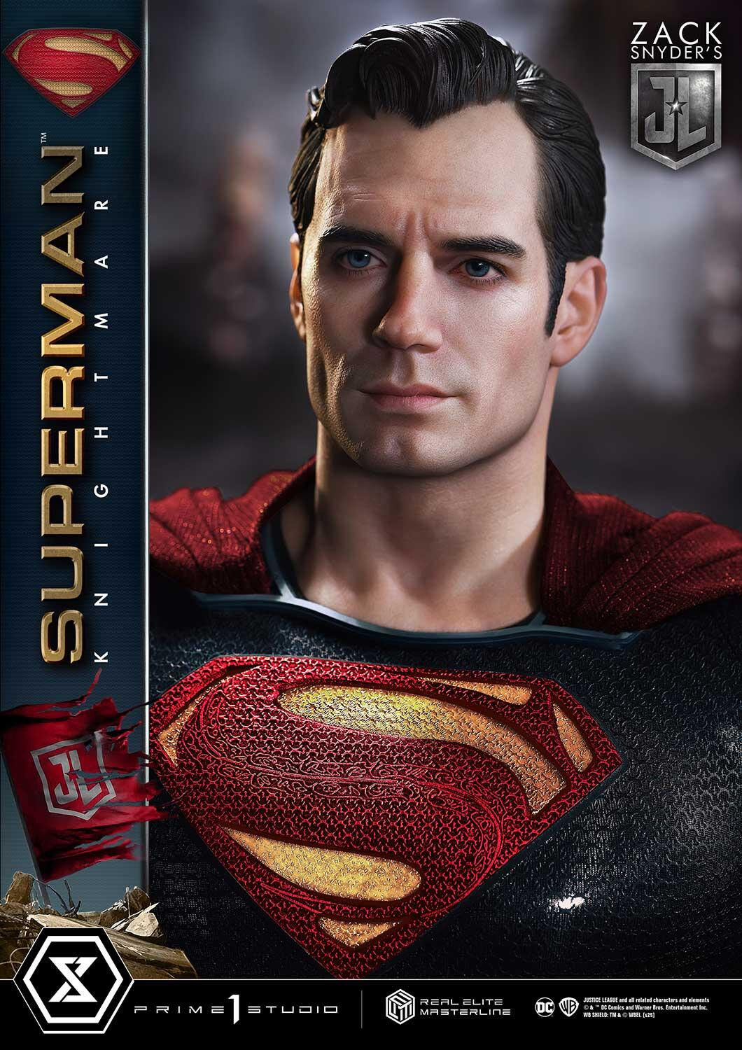 Zack Snyder's Justice League - Superman - Real Elite Masterline (REMJL-02DXS) - 1/3 - Knightmare Color Edition, DX Bonus Version (Prime 1 Studio) photo 30