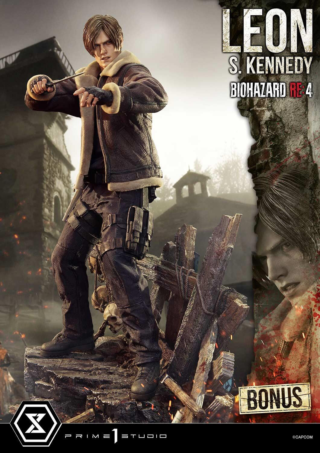 Biohazard Re:4 - Leon S. Kennedy - Ultimate Premium Masterline (UPMRE4-01S) - 1/4 - Bonus Version (Prime 1 Studio)