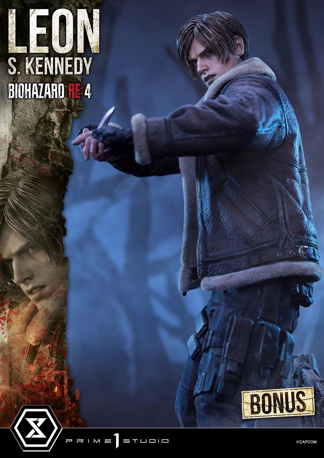 Biohazard Re:4 - Leon S. Kennedy - Ultimate Premium Masterline (UPMRE4-01S) - 1/4 - Bonus Version (Prime 1 Studio) photo 12