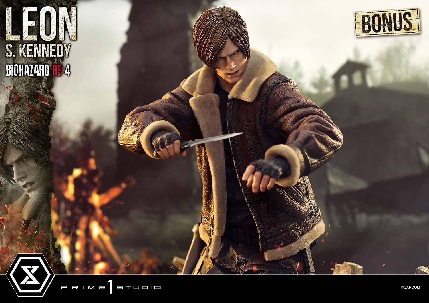 Biohazard Re:4 - Leon S. Kennedy - Ultimate Premium Masterline (UPMRE4-01S) - 1/4 - Bonus Version (Prime 1 Studio) photo 13