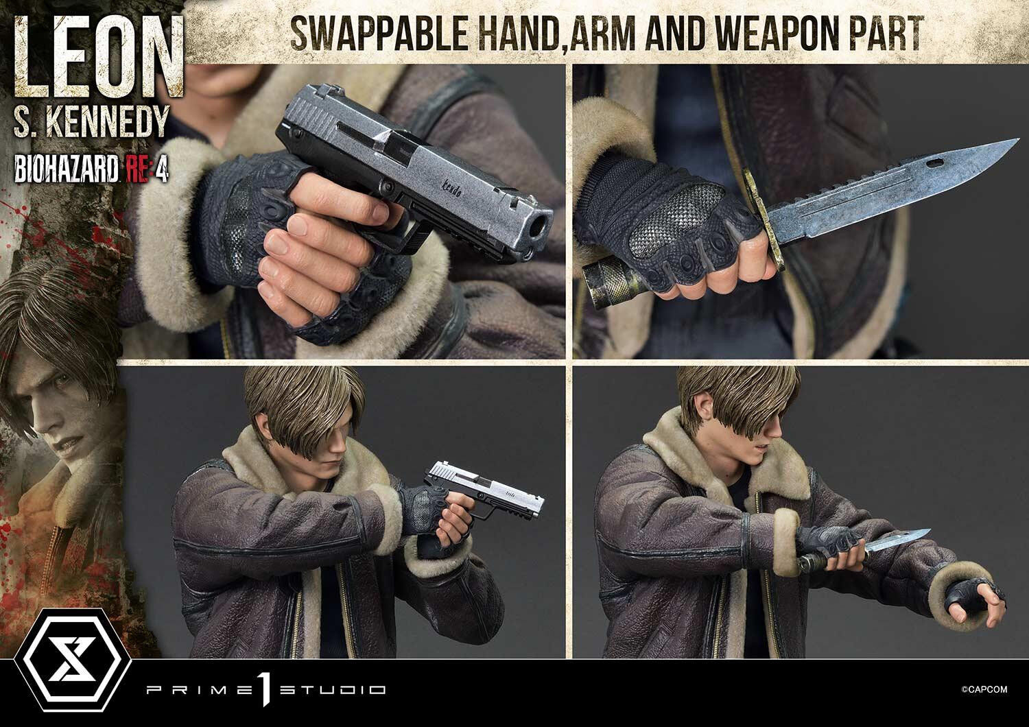 Biohazard Re:4 - Leon S. Kennedy - Ultimate Premium Masterline (UPMRE4-01S) - 1/4 - Bonus Version (Prime 1 Studio) photo 14