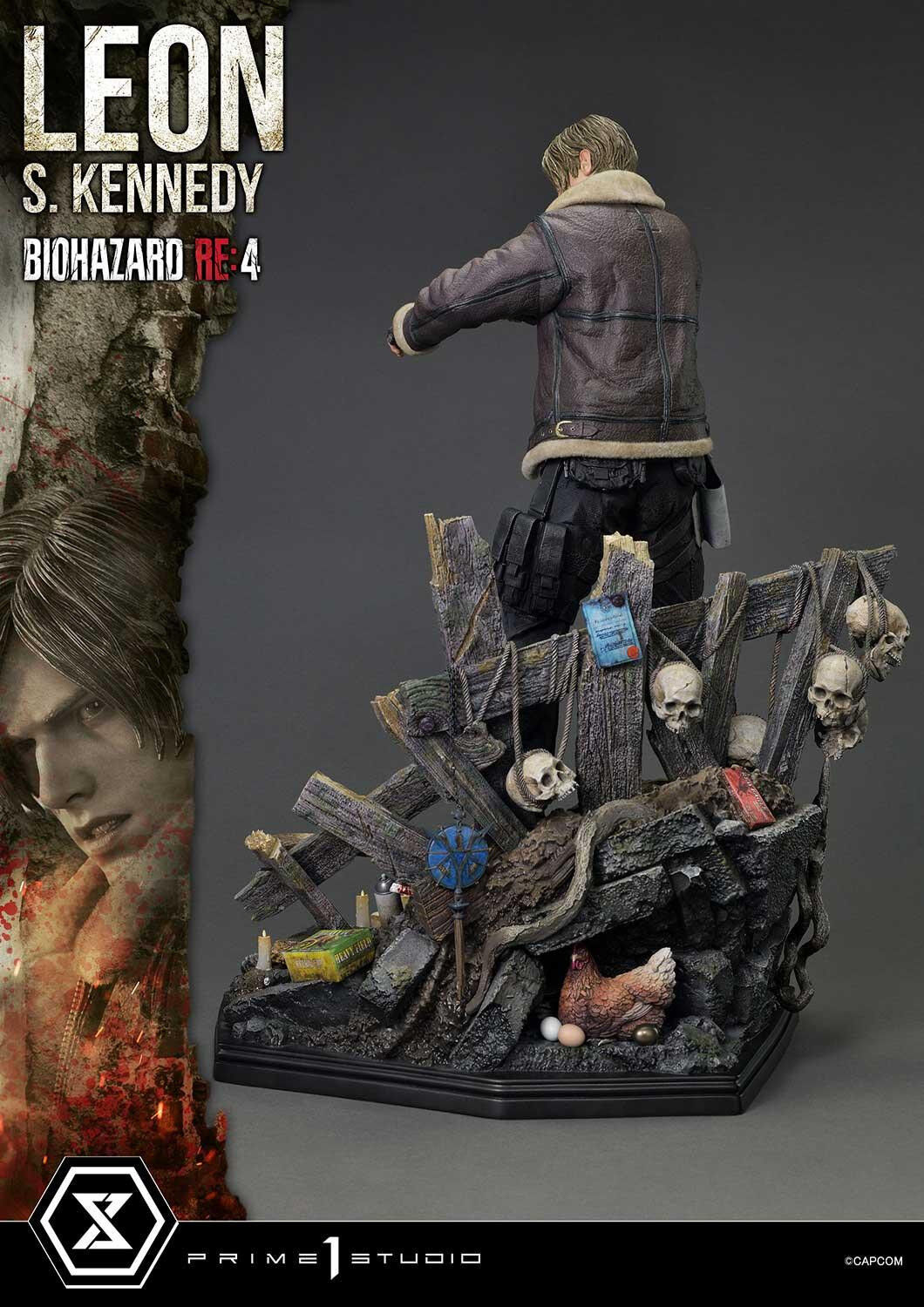 Biohazard Re:4 - Leon S. Kennedy - Ultimate Premium Masterline (UPMRE4-01S) - 1/4 - Bonus Version (Prime 1 Studio) photo 21