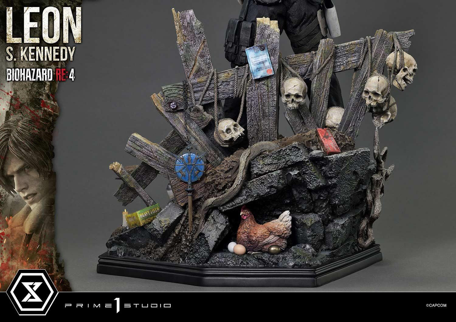 Biohazard Re:4 - Leon S. Kennedy - Ultimate Premium Masterline (UPMRE4-01S) - 1/4 - Bonus Version (Prime 1 Studio) photo 32