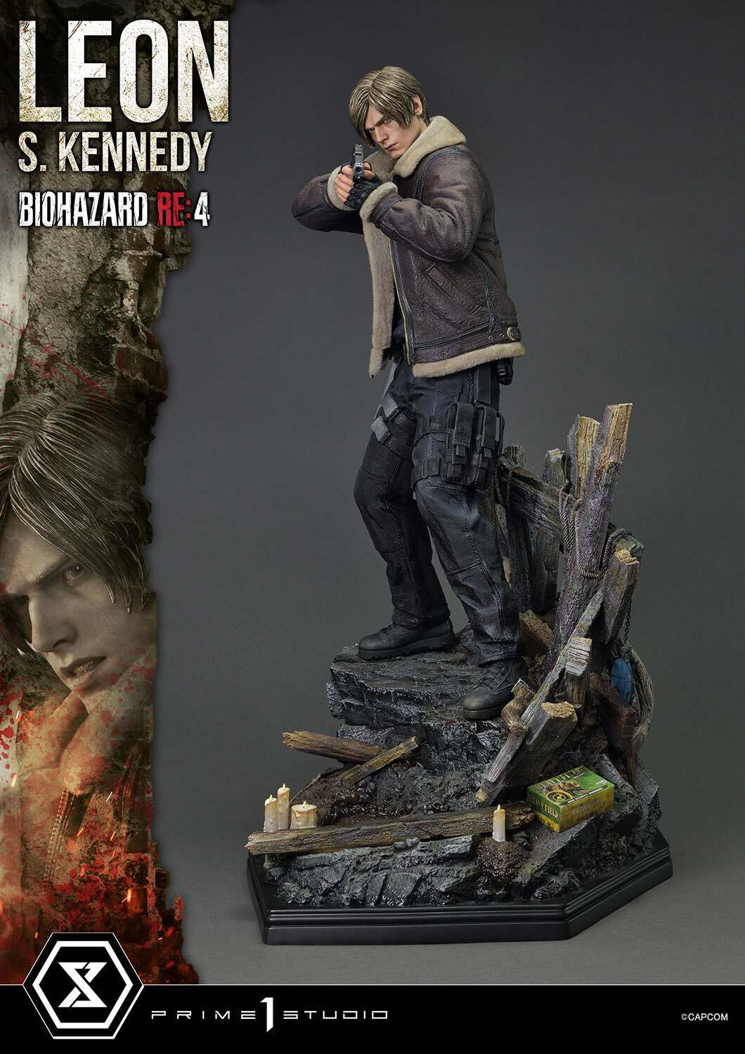 Biohazard Re:4 - Leon S. Kennedy - Ultimate Premium Masterline (UPMRE4-01S) - 1/4 - Bonus Version (Prime 1 Studio) photo 43