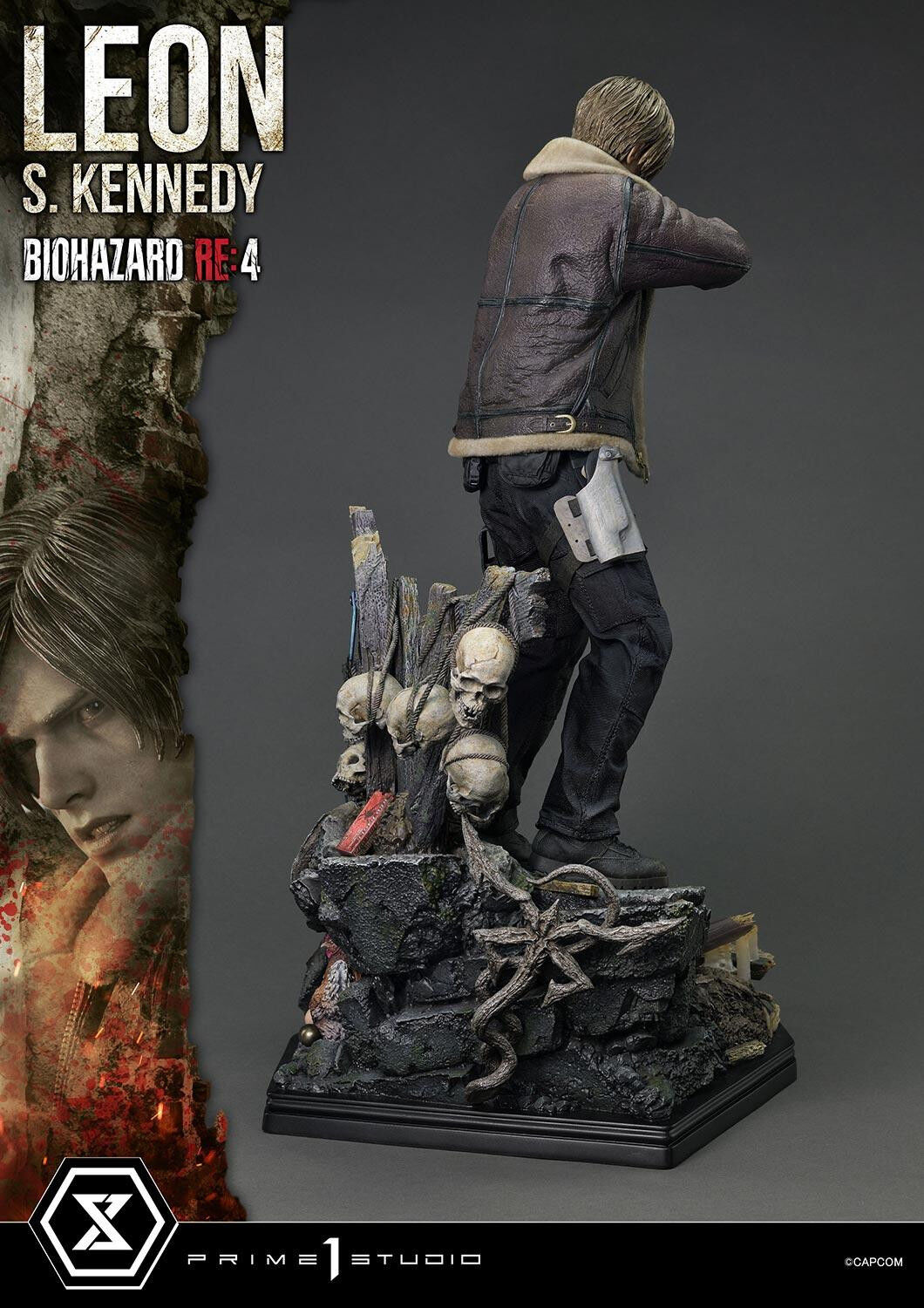 Biohazard Re:4 - Leon S. Kennedy - Ultimate Premium Masterline (UPMRE4-01S) - 1/4 - Bonus Version (Prime 1 Studio) photo 44