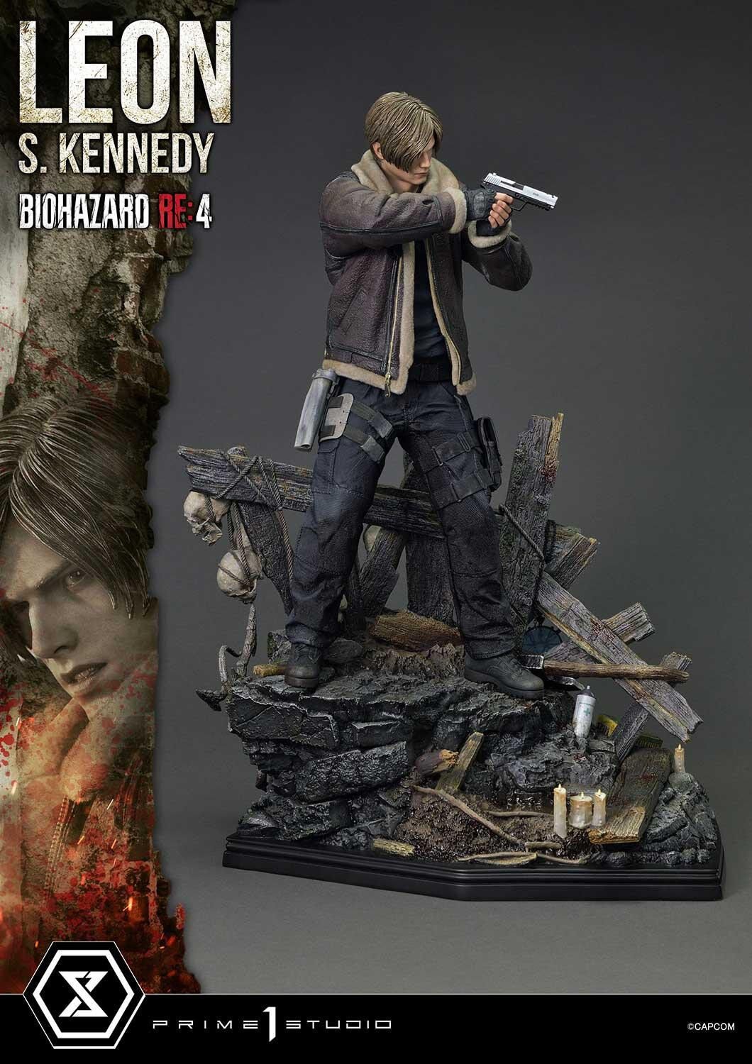 Biohazard Re:4 - Leon S. Kennedy - Ultimate Premium Masterline (UPMRE4-01S) - 1/4 - Bonus Version (Prime 1 Studio) photo 45