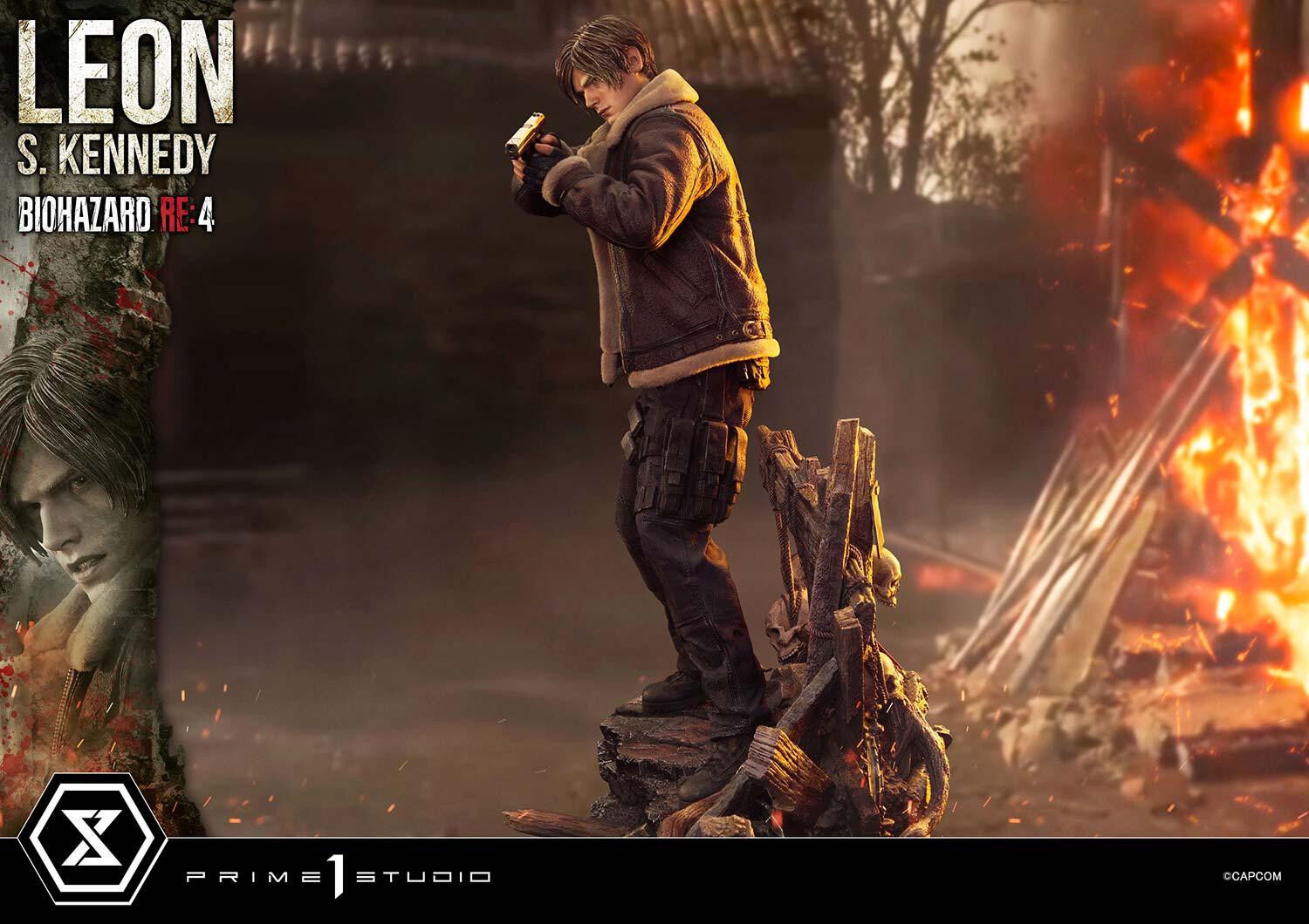 Biohazard Re:4 - Leon S. Kennedy - Ultimate Premium Masterline (UPMRE4-01S) - 1/4 - Bonus Version (Prime 1 Studio) photo 65