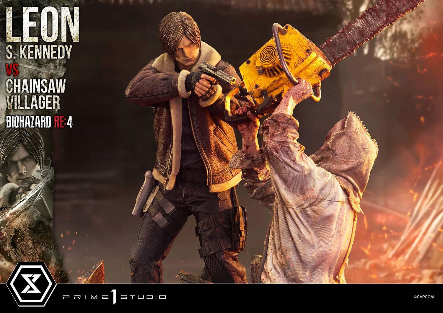 Biohazard Re:4 - Chainsaw Otoko - Leon S. Kennedy - Los Ganados - Ultimate Premium Masterline (UPMRE4-02S) - 1/4 - Bonus Version (Prime 1 Studio) photo 11
