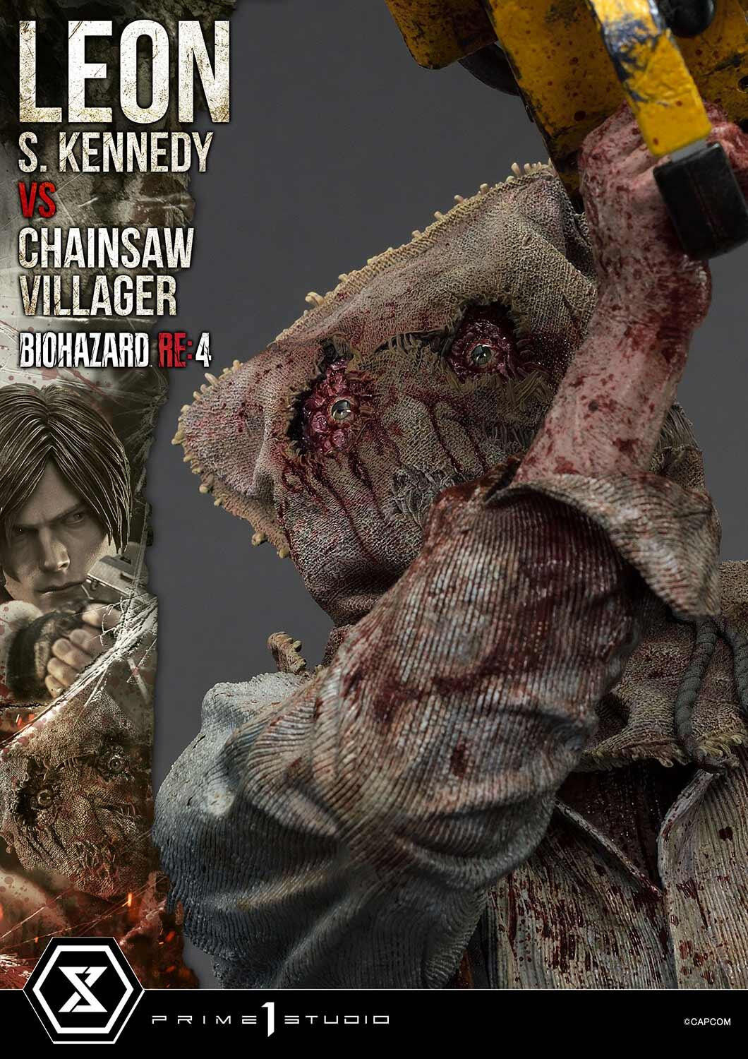 Biohazard Re:4 - Chainsaw Otoko - Leon S. Kennedy - Los Ganados - Ultimate Premium Masterline (UPMRE4-02S) - 1/4 - Bonus Version (Prime 1 Studio) photo 15
