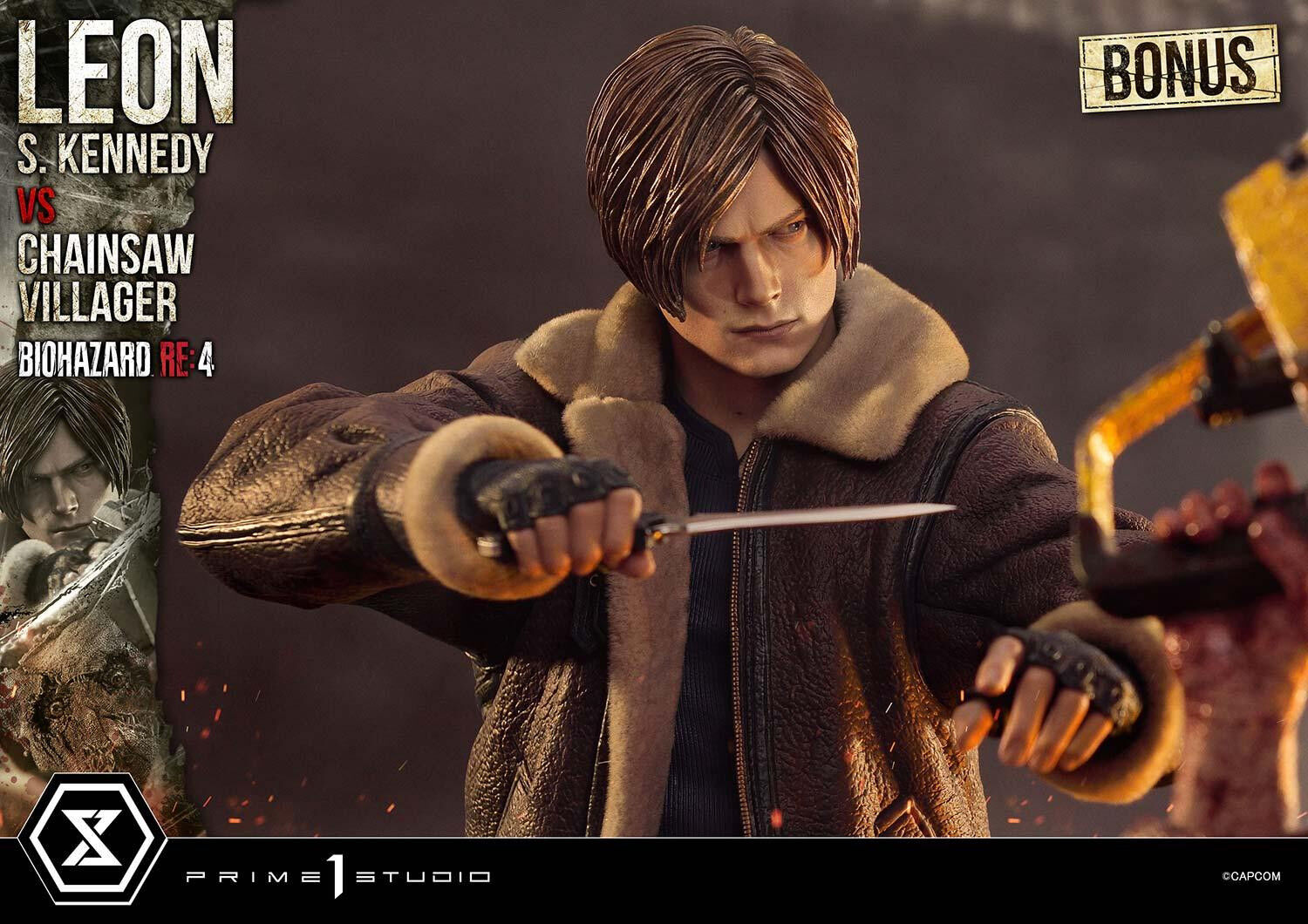 Biohazard Re:4 - Chainsaw Otoko - Leon S. Kennedy - Los Ganados - Ultimate Premium Masterline (UPMRE4-02S) - 1/4 - Bonus Version (Prime 1 Studio) photo 28