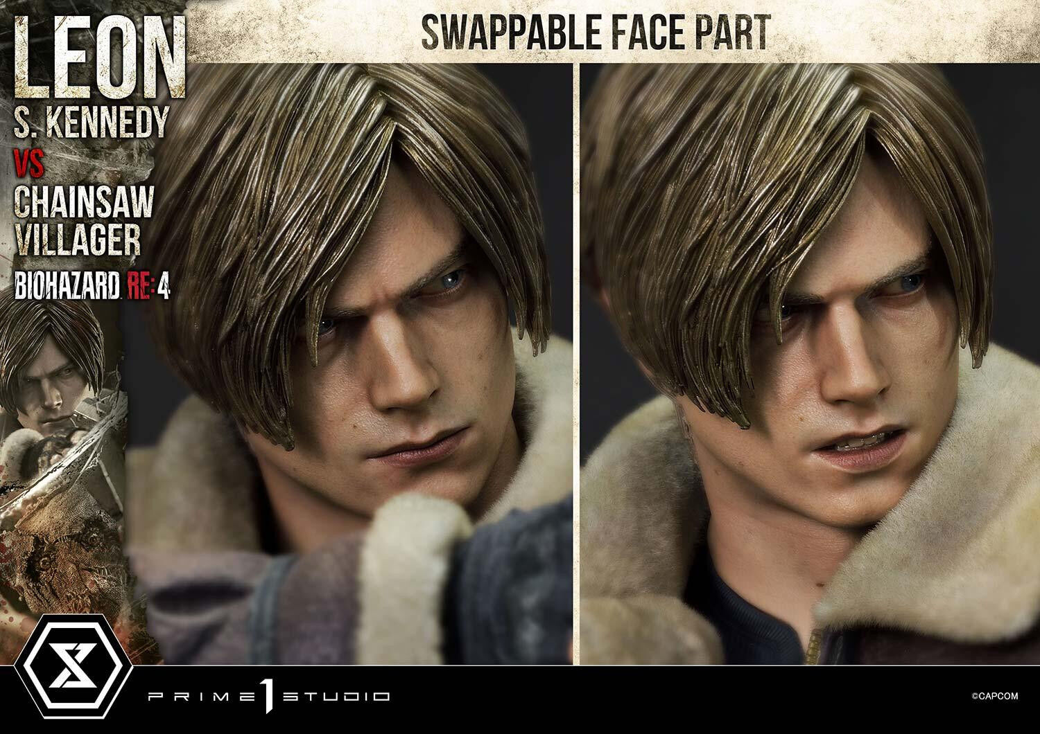 Biohazard Re:4 - Chainsaw Otoko - Leon S. Kennedy - Los Ganados - Ultimate Premium Masterline (UPMRE4-02S) - 1/4 - Bonus Version (Prime 1 Studio) photo 30