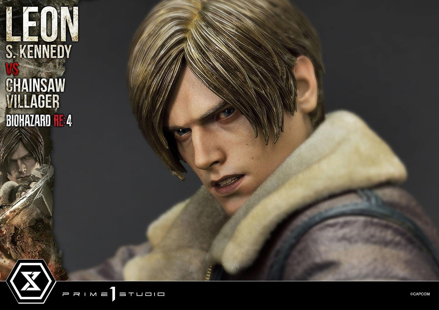 Biohazard Re:4 - Chainsaw Otoko - Leon S. Kennedy - Los Ganados - Ultimate Premium Masterline (UPMRE4-02S) - 1/4 - Bonus Version (Prime 1 Studio) photo 31
