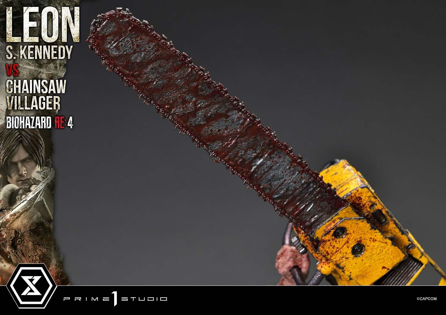 Biohazard Re:4 - Chainsaw Otoko - Leon S. Kennedy - Los Ganados - Ultimate Premium Masterline (UPMRE4-02S) - 1/4 - Bonus Version (Prime 1 Studio) photo 36