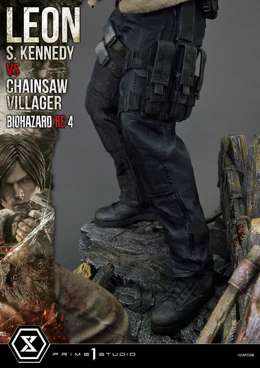 Biohazard Re:4 - Chainsaw Otoko - Leon S. Kennedy - Los Ganados - Ultimate Premium Masterline (UPMRE4-02S) - 1/4 - Bonus Version (Prime 1 Studio) photo 38