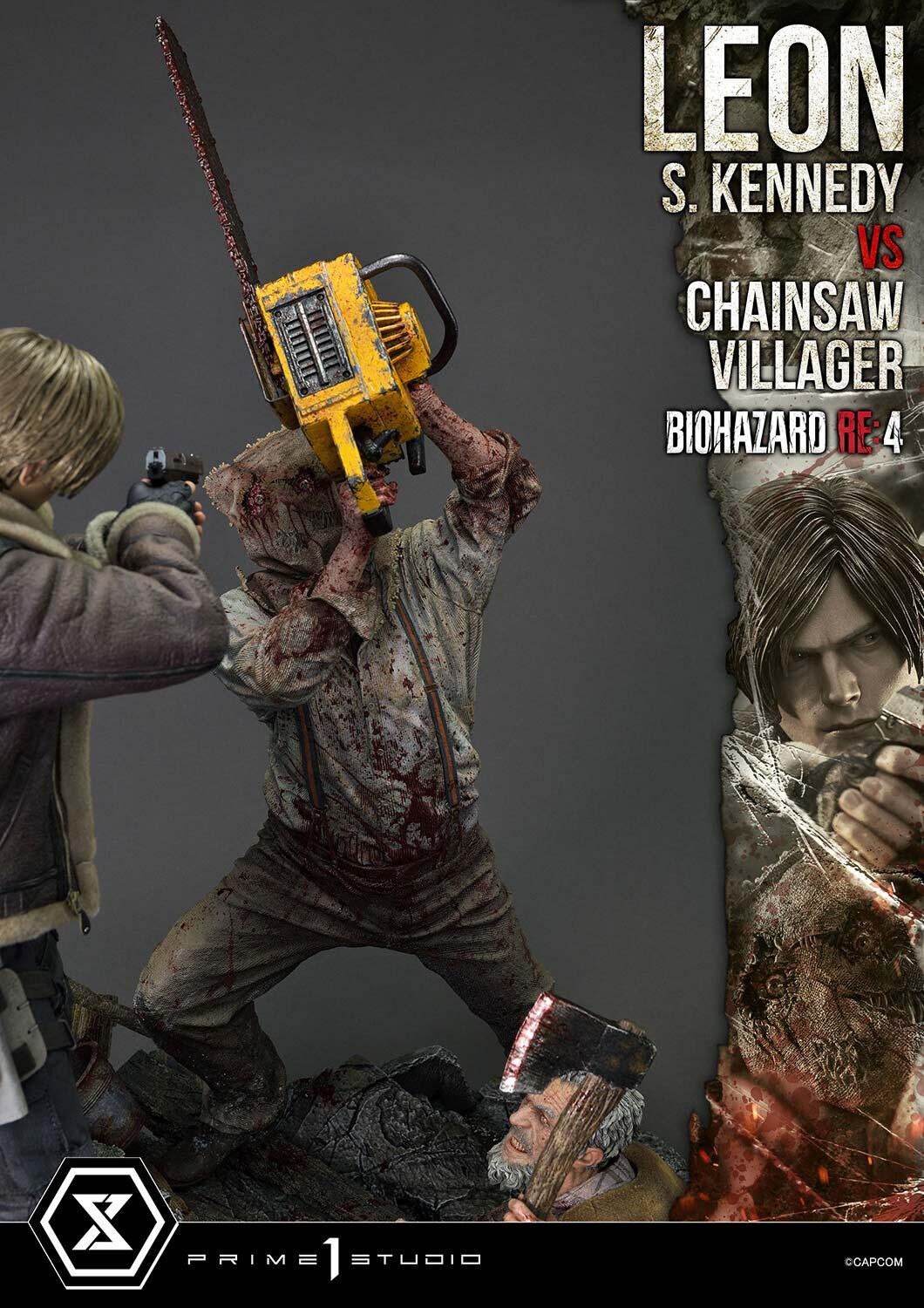 Biohazard Re:4 - Chainsaw Otoko - Leon S. Kennedy - Los Ganados - Ultimate Premium Masterline (UPMRE4-02S) - 1/4 - Bonus Version (Prime 1 Studio) photo 39