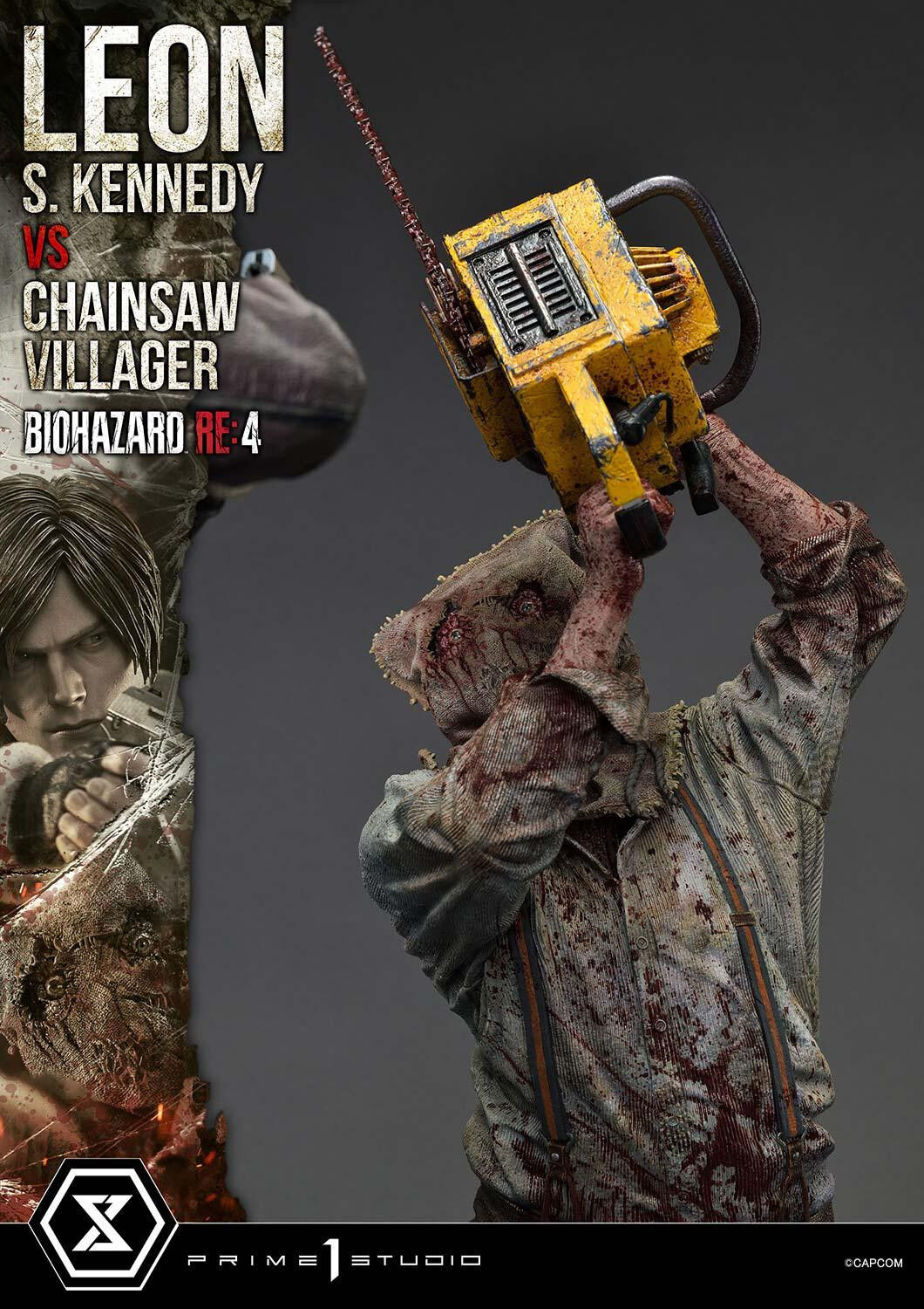 Biohazard Re:4 - Chainsaw Otoko - Leon S. Kennedy - Los Ganados - Ultimate Premium Masterline (UPMRE4-02S) - 1/4 - Bonus Version (Prime 1 Studio) photo 41