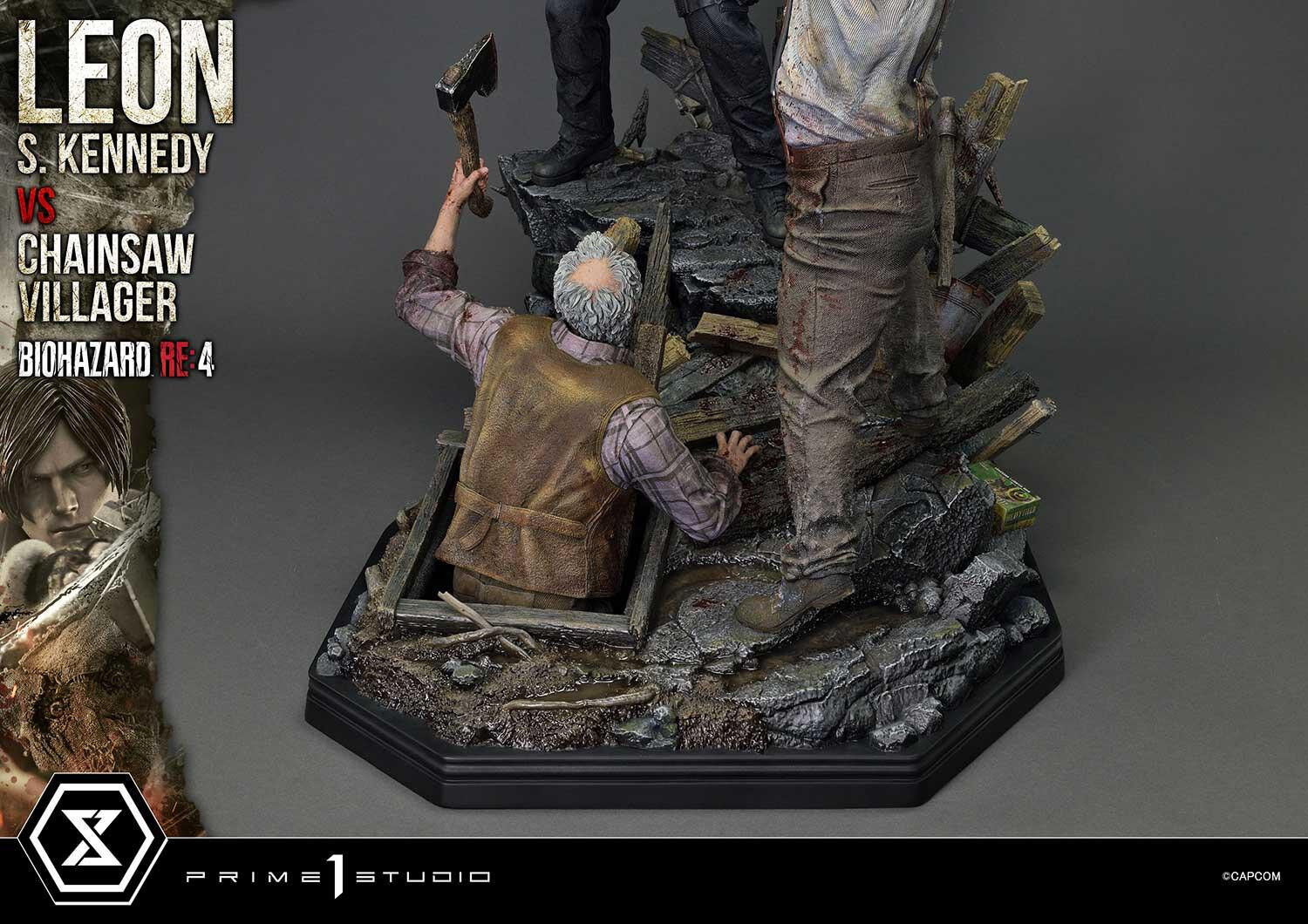Biohazard Re:4 - Chainsaw Otoko - Leon S. Kennedy - Los Ganados - Ultimate Premium Masterline (UPMRE4-02S) - 1/4 - Bonus Version (Prime 1 Studio) photo 42