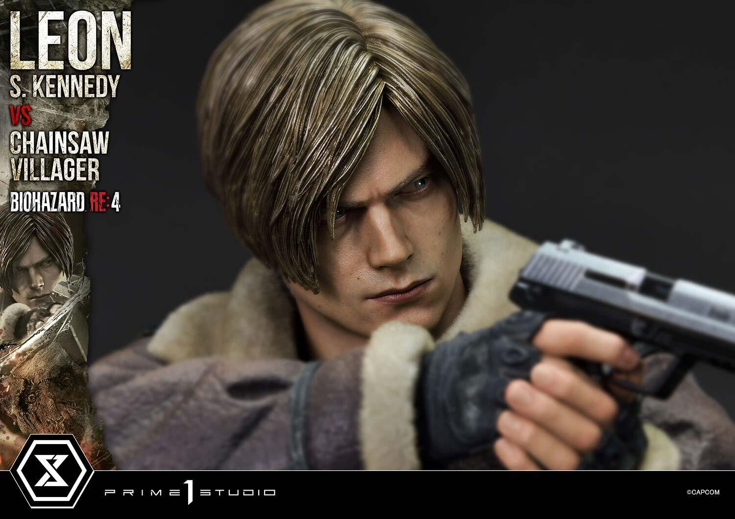 Biohazard Re:4 - Chainsaw Otoko - Leon S. Kennedy - Los Ganados - Ultimate Premium Masterline (UPMRE4-02S) - 1/4 - Bonus Version (Prime 1 Studio) photo 49