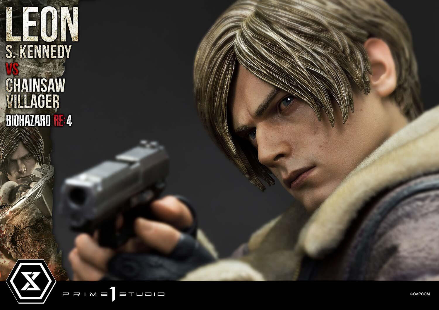 Biohazard Re:4 - Chainsaw Otoko - Leon S. Kennedy - Los Ganados - Ultimate Premium Masterline (UPMRE4-02S) - 1/4 - Bonus Version (Prime 1 Studio) photo 50