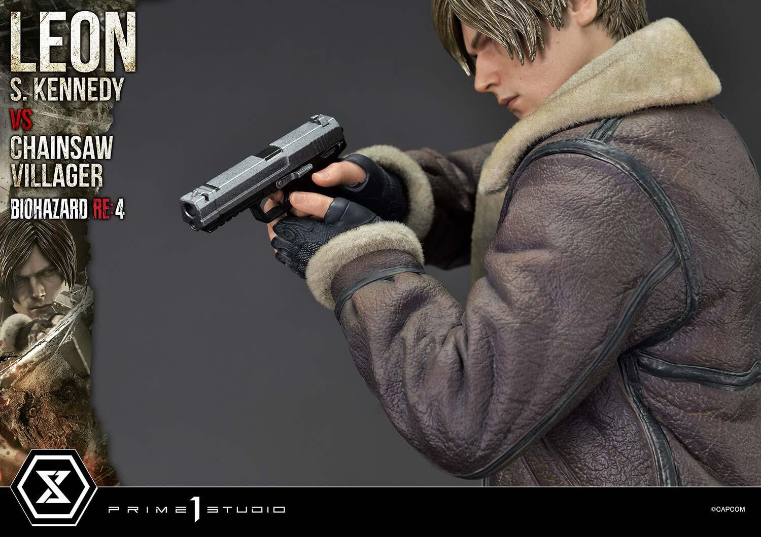 Biohazard Re:4 - Chainsaw Otoko - Leon S. Kennedy - Los Ganados - Ultimate Premium Masterline (UPMRE4-02S) - 1/4 - Bonus Version (Prime 1 Studio) photo 51