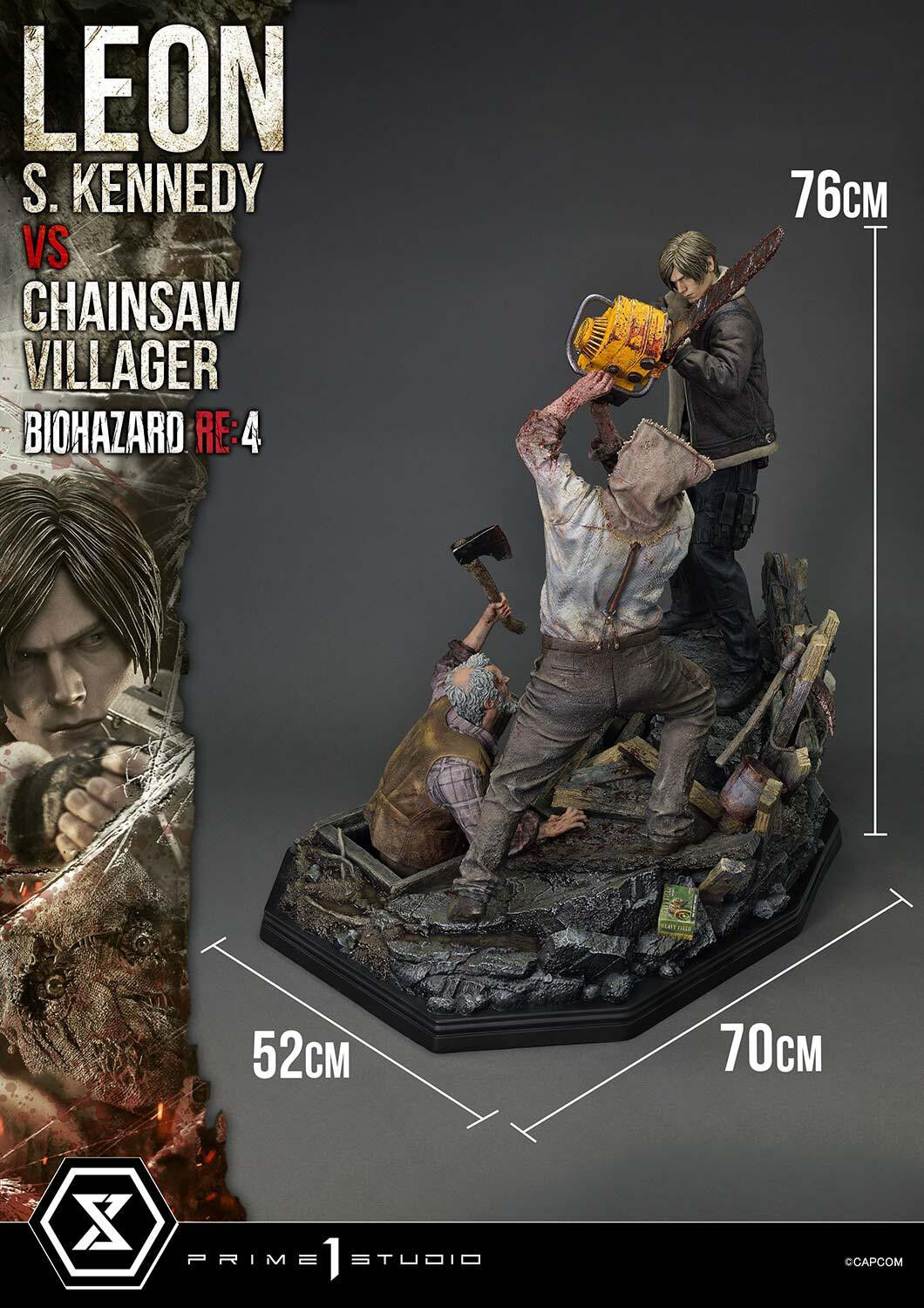 Biohazard Re:4 - Chainsaw Otoko - Leon S. Kennedy - Los Ganados - Ultimate Premium Masterline (UPMRE4-02S) - 1/4 - Bonus Version (Prime 1 Studio) photo 71