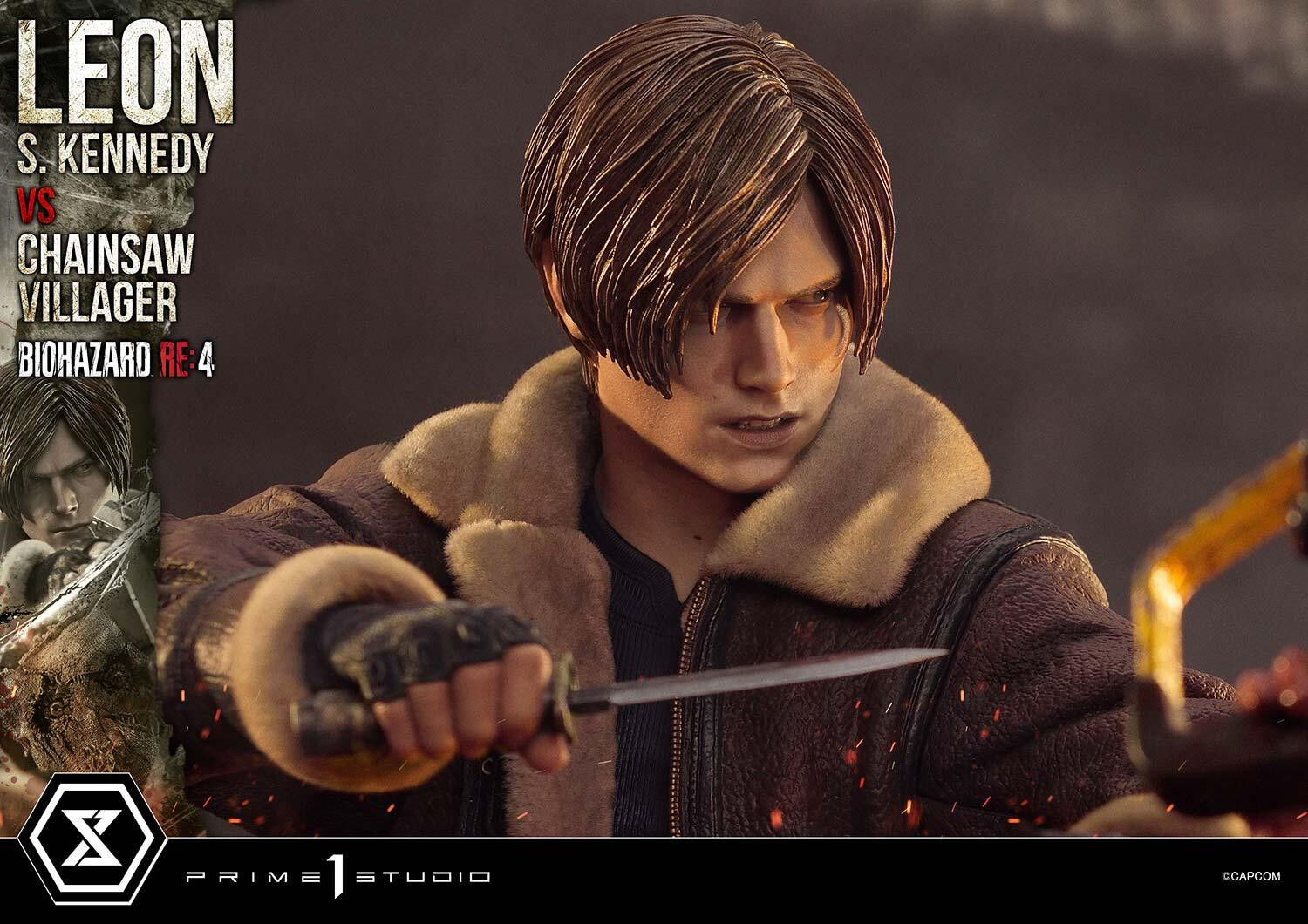 Biohazard Re:4 - Chainsaw Otoko - Leon S. Kennedy - Los Ganados - Ultimate Premium Masterline (UPMRE4-02S) - 1/4 - Bonus Version (Prime 1 Studio) photo 78