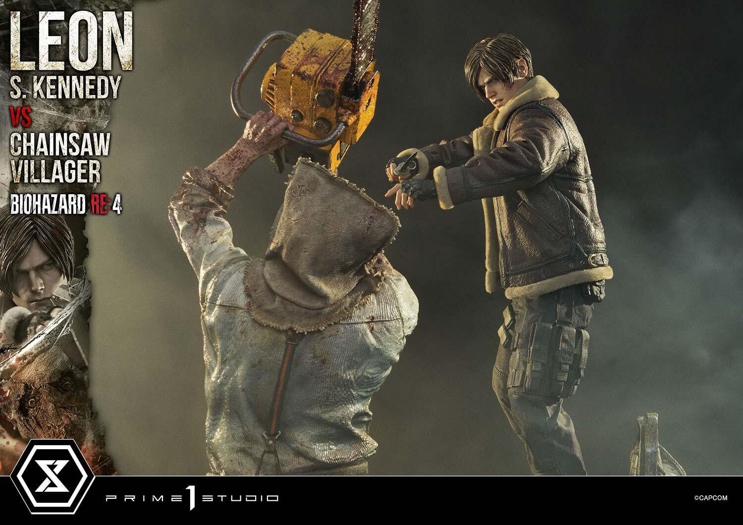 Biohazard Re:4 - Chainsaw Otoko - Leon S. Kennedy - Los Ganados - Ultimate Premium Masterline (UPMRE4-02S) - 1/4 - Bonus Version (Prime 1 Studio) photo 85