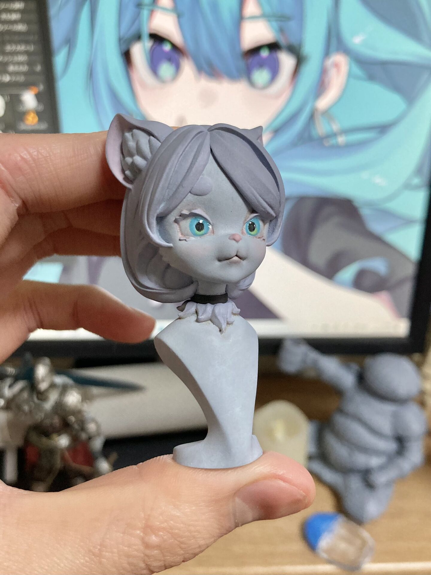 Original - Bust - Doujin Figure - Mini Bust - Tenohira GK - Viola (Kazuomi Harako)