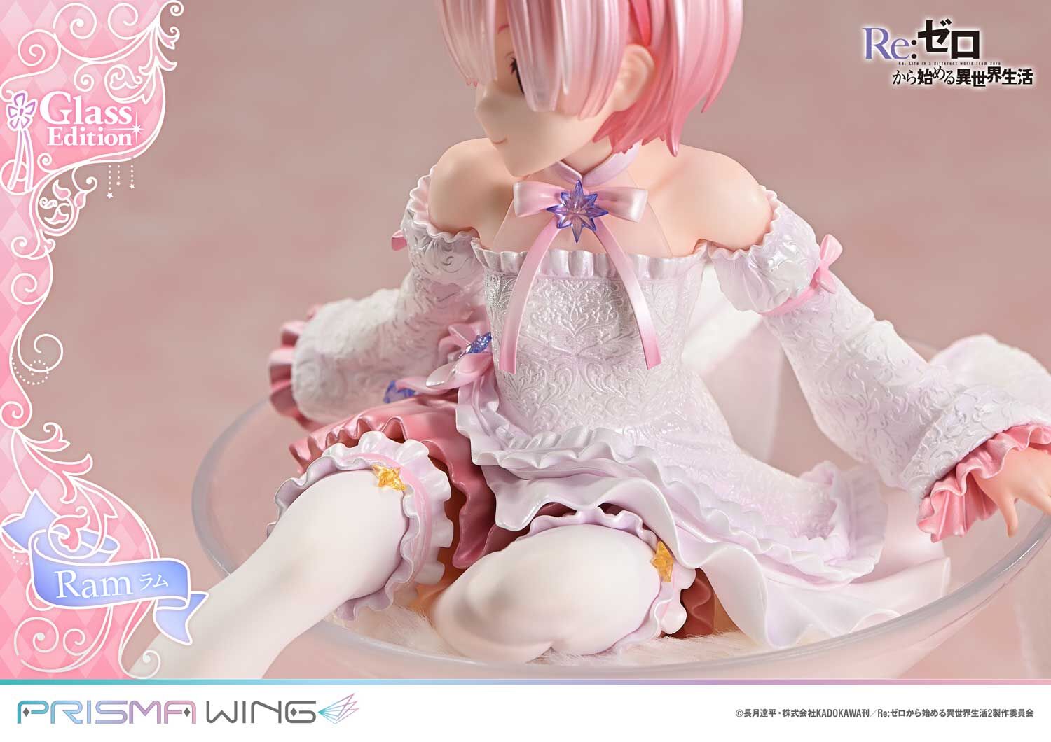 Re:Zero kara Hajimeru Isekai Seikatsu - Ram - Prisma Wing  (PWRZR-03P) - 1/7 - Glass Edition (Prime 1 Studio) photo 3