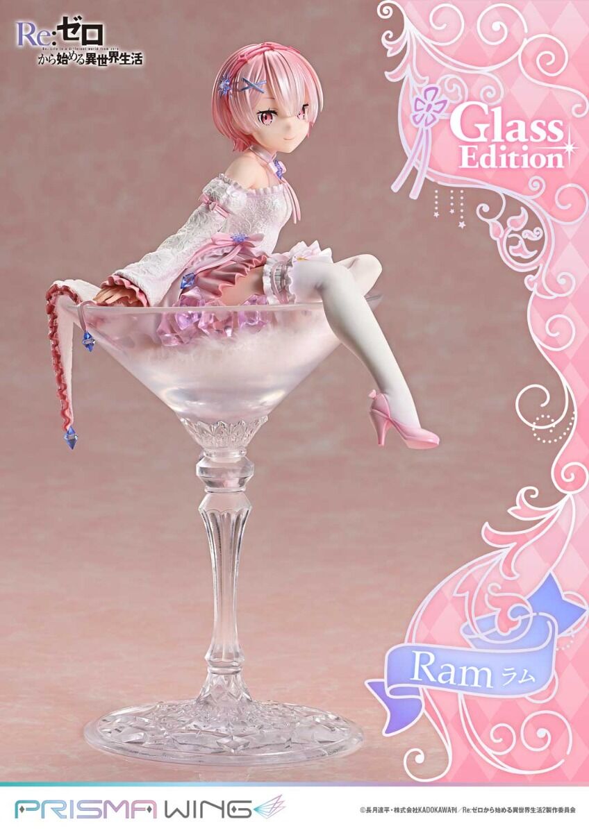 Re:Zero kara Hajimeru Isekai Seikatsu - Ram - Prisma Wing  (PWRZR-03P) - 1/7 - Glass Edition (Prime 1 Studio) photo 7
