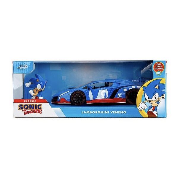 Sonic the Hedgehog - Lamborghini Veneno - 1/24 - Classic Sonic (Jada Toys) photo 6