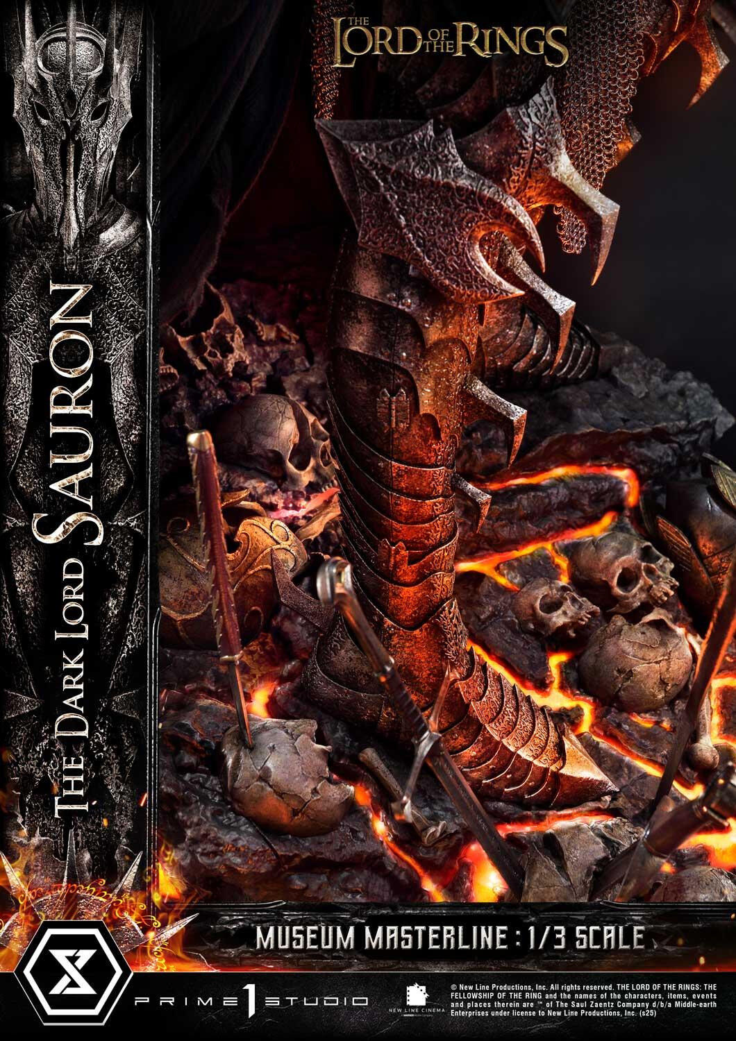 The Lord of the Rings: The Fellowship of the Ring - Sauron - Museum Masterline Series  (MMLOTR-01S) - 1/3 - Bonus Version (Prime 1 Studio) photo 2