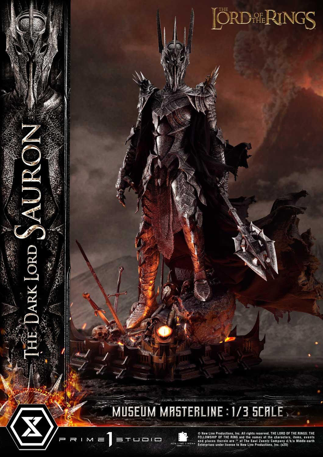 The Lord of the Rings: The Fellowship of the Ring - Sauron - Museum Masterline Series  (MMLOTR-01S) - 1/3 - Bonus Version (Prime 1 Studio) photo 13