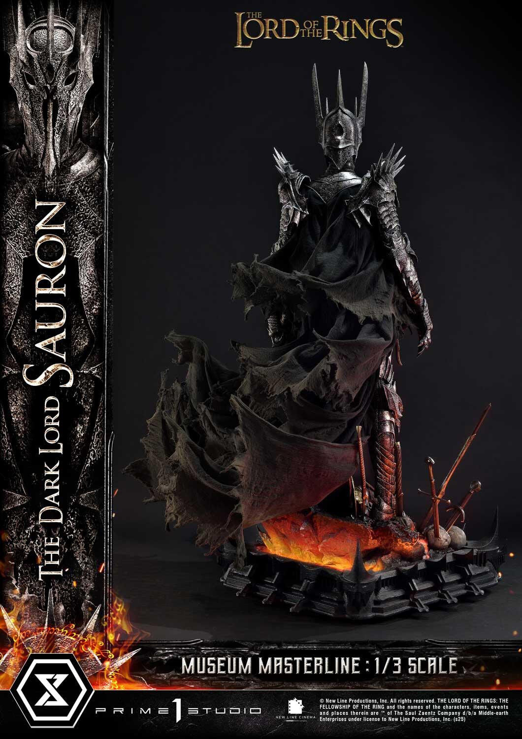 The Lord of the Rings: The Fellowship of the Ring - Sauron - Museum Masterline Series  (MMLOTR-01S) - 1/3 - Bonus Version (Prime 1 Studio) photo 18