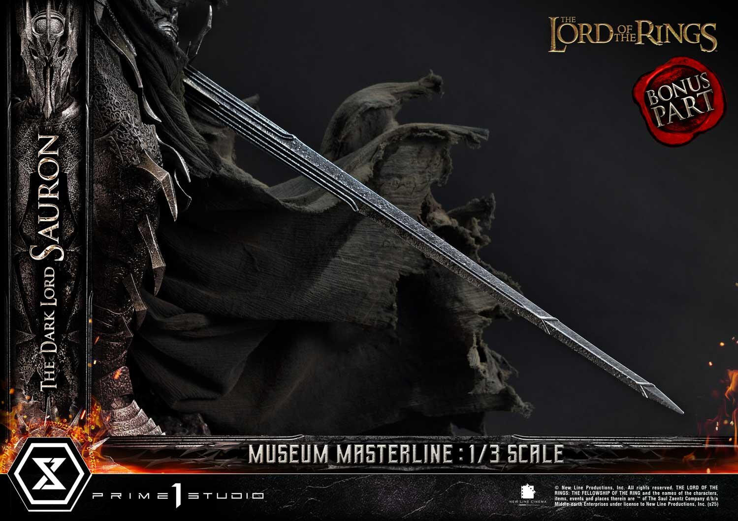 The Lord of the Rings: The Fellowship of the Ring - Sauron - Museum Masterline Series  (MMLOTR-01S) - 1/3 - Bonus Version (Prime 1 Studio) photo 20