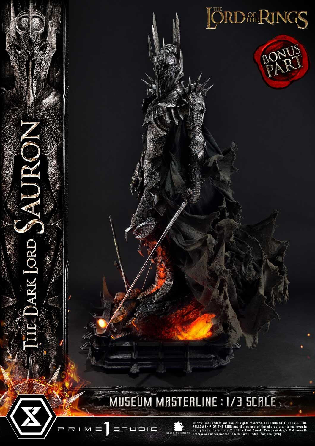The Lord of the Rings: The Fellowship of the Ring - Sauron - Museum Masterline Series  (MMLOTR-01S) - 1/3 - Bonus Version (Prime 1 Studio) photo 28