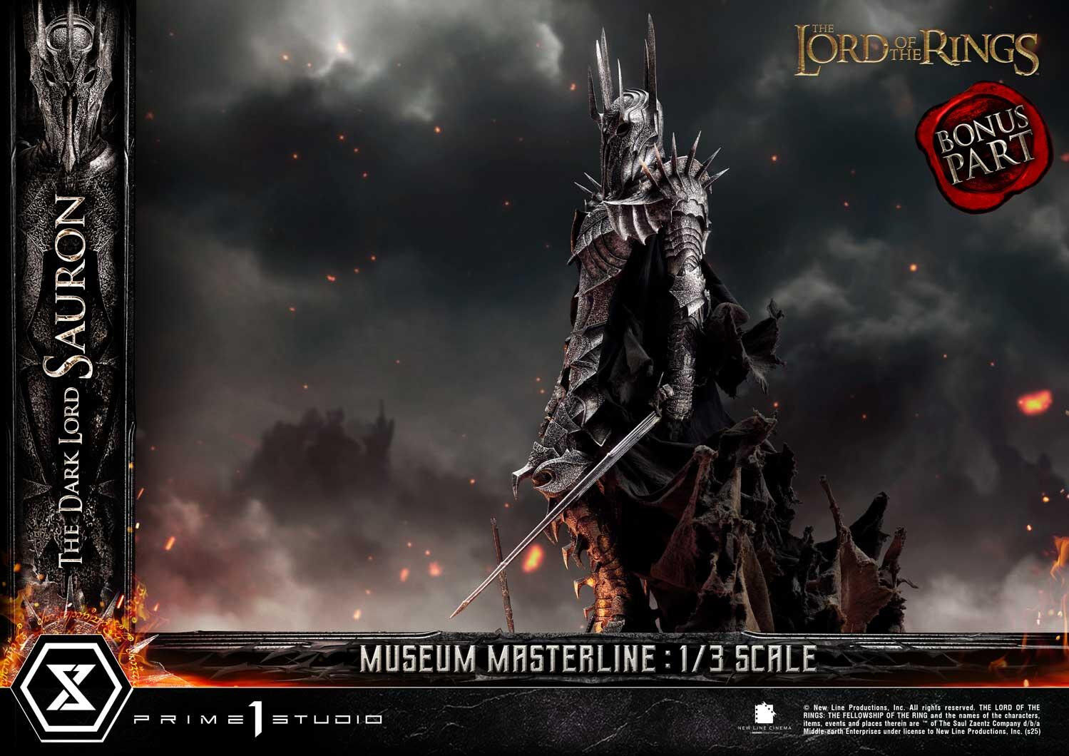 The Lord of the Rings: The Fellowship of the Ring - Sauron - Museum Masterline Series  (MMLOTR-01S) - 1/3 - Bonus Version (Prime 1 Studio) photo 31
