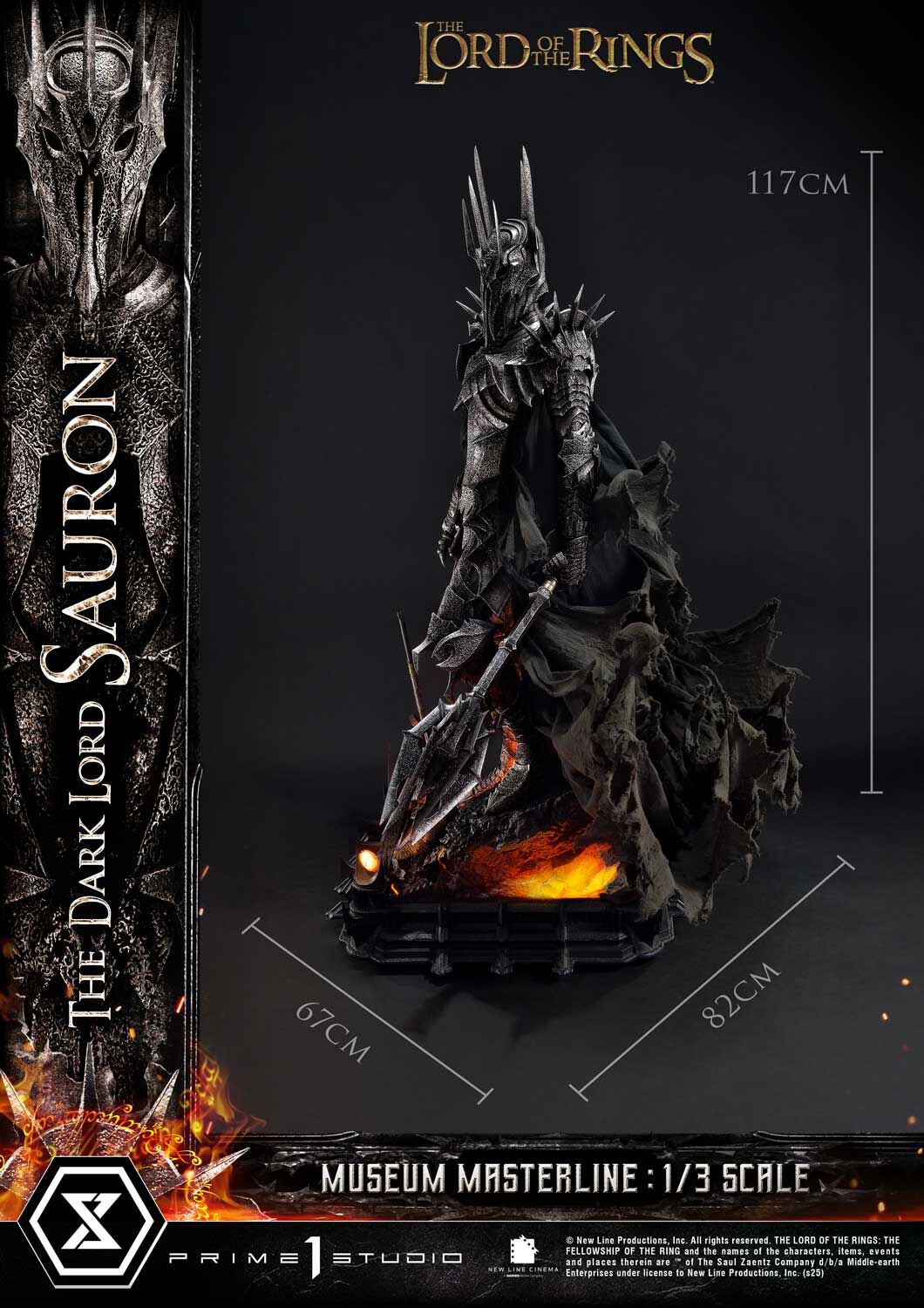 The Lord of the Rings: The Fellowship of the Ring - Sauron - Museum Masterline Series  (MMLOTR-01S) - 1/3 - Bonus Version (Prime 1 Studio) photo 36