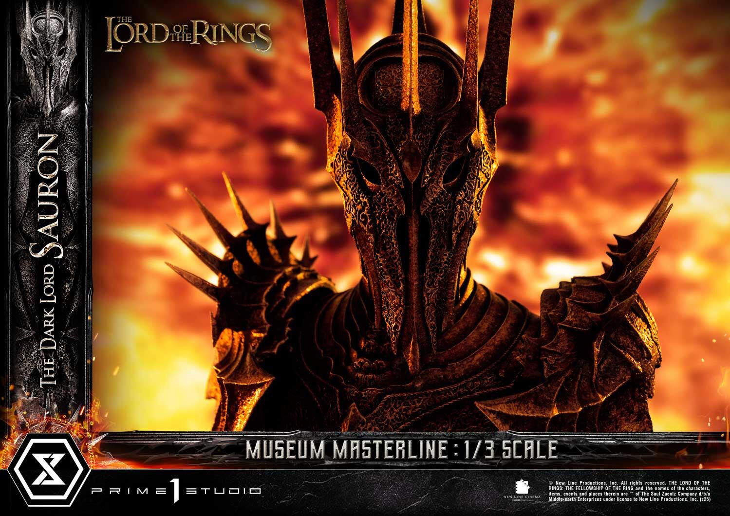The Lord of the Rings: The Fellowship of the Ring - Sauron - Museum Masterline Series  (MMLOTR-01S) - 1/3 - Bonus Version (Prime 1 Studio) photo 40
