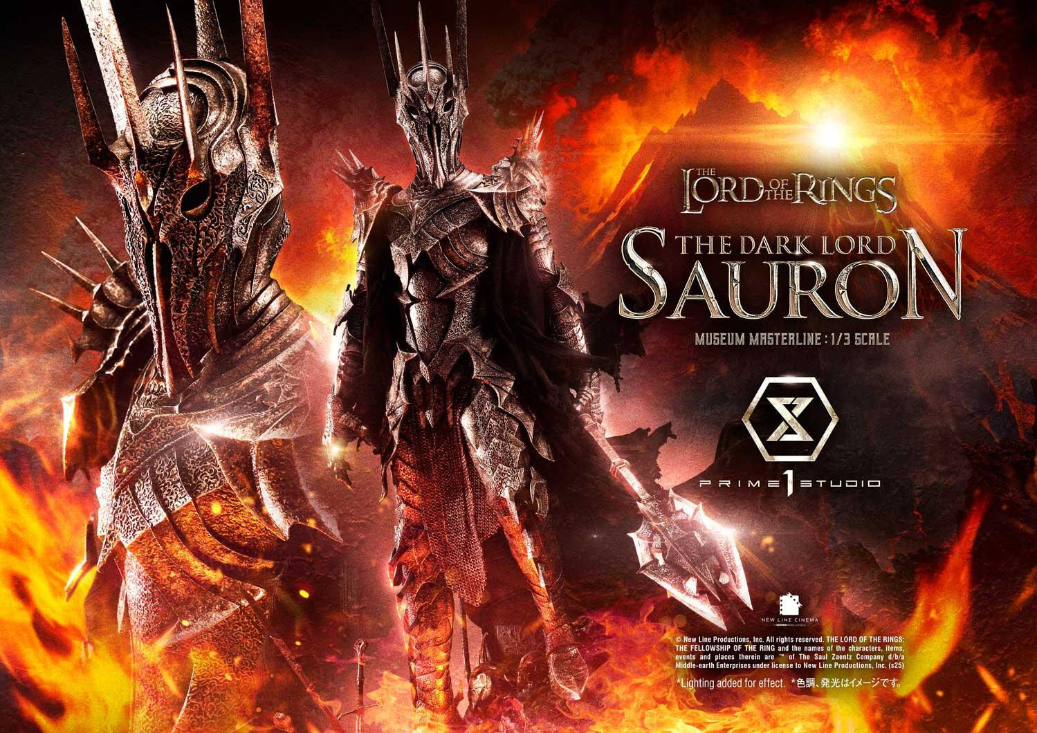 The Lord of the Rings: The Fellowship of the Ring - Sauron - Museum Masterline Series  (MMLOTR-01S) - 1/3 - Bonus Version (Prime 1 Studio) photo 45