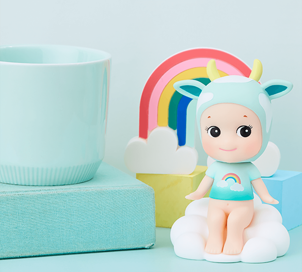 Sonny Angel - Bobblehead - Sonny Angel Bobbing Head -Cloud Style- - Cloud Cow (Dreams) photo 3