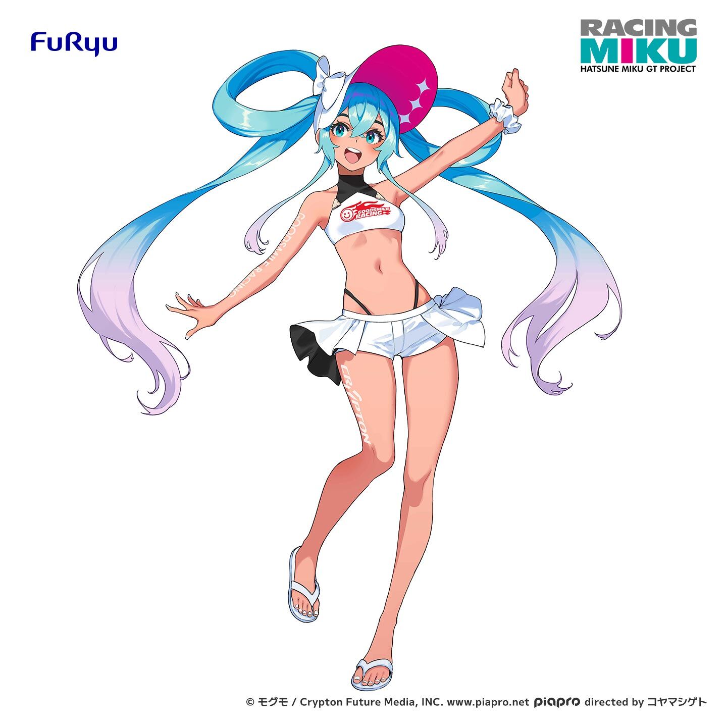 Piapro Characters - Hatsune Miku - Trio-Try-iT Figure - Racing 2024, Summer Holiday Ver. (FuRyu) photo 4