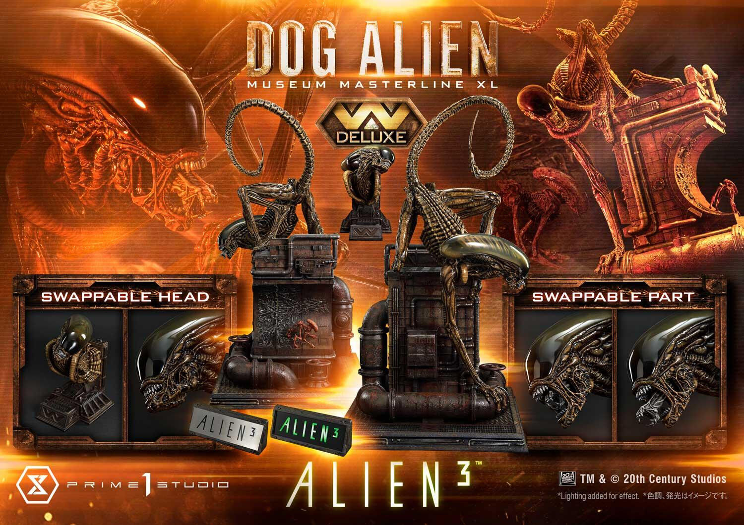 Alien 3 - Dog Alien - Museum Masterline XL  (MMXLAL-01DX) - 1/3 - DX Version (Prime 1 Studio) photo 53