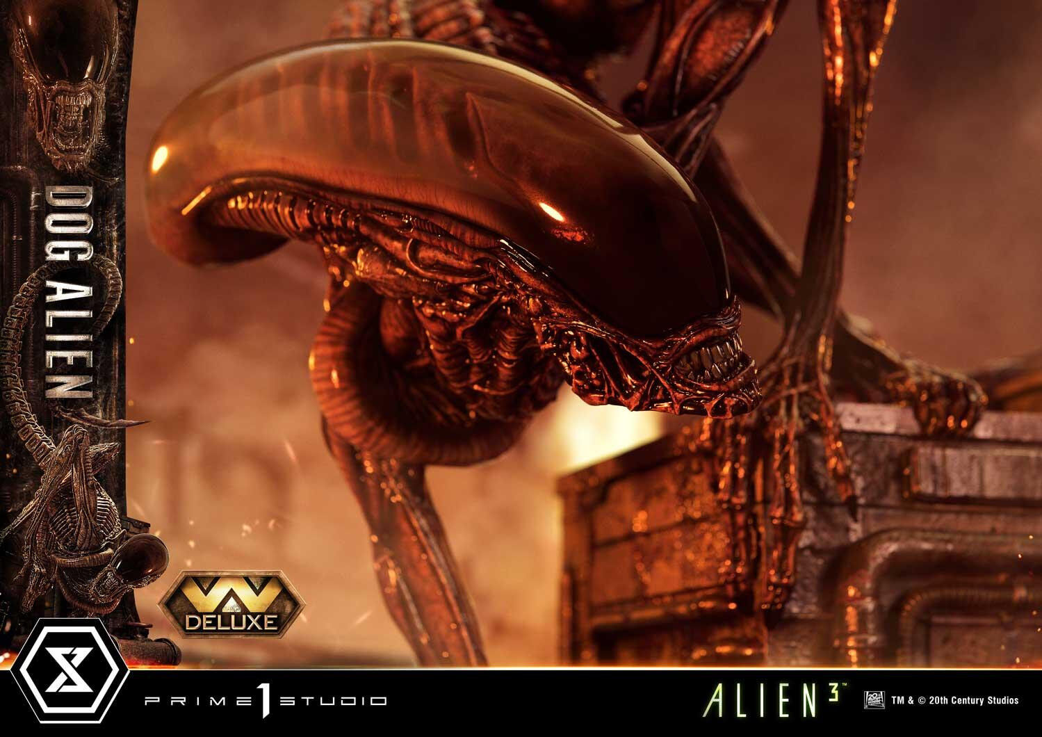 Alien 3 - Dog Alien - Queen Facehugger - Museum Masterline XL (MMXLAL-01DXS) - 1/3 - DX Bonus Version (Prime 1 Studio) photo 53