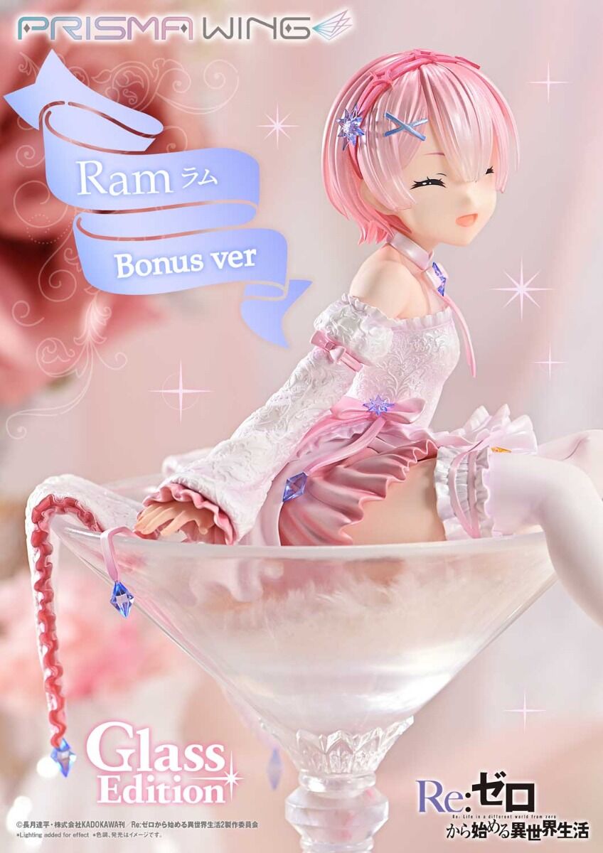Re:Zero kara Hajimeru Isekai Seikatsu - Ram - Prisma Wing (PWRZR-03PS) - 1/7 - Glass Edition, Bonus Version (Prime 1 Studio) photo 15