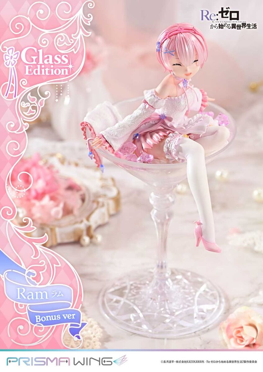 Re:Zero kara Hajimeru Isekai Seikatsu - Ram - Prisma Wing (PWRZR-03PS) - 1/7 - Glass Edition, Bonus Version (Prime 1 Studio) photo 16