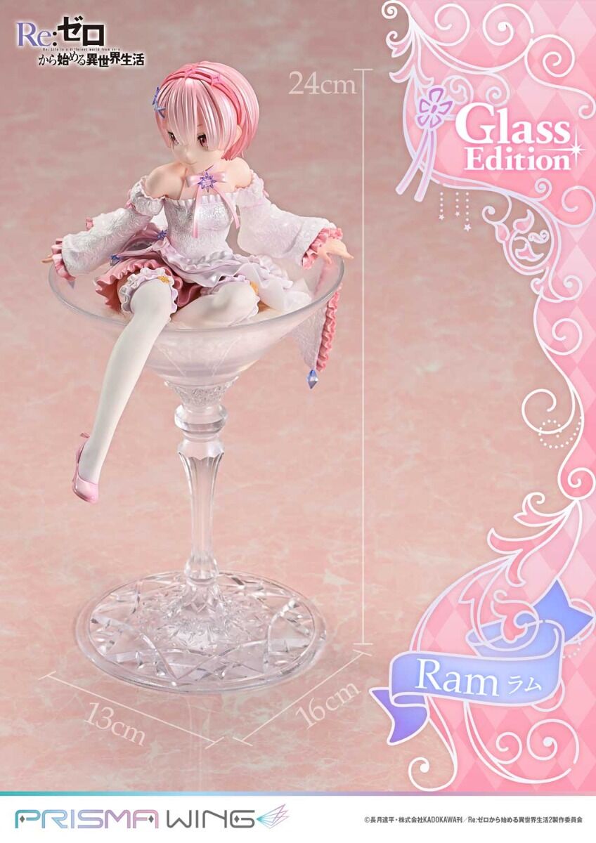Re:Zero kara Hajimeru Isekai Seikatsu - Ram - Prisma Wing (PWRZR-03PS) - 1/7 - Glass Edition, Bonus Version (Prime 1 Studio) photo 45