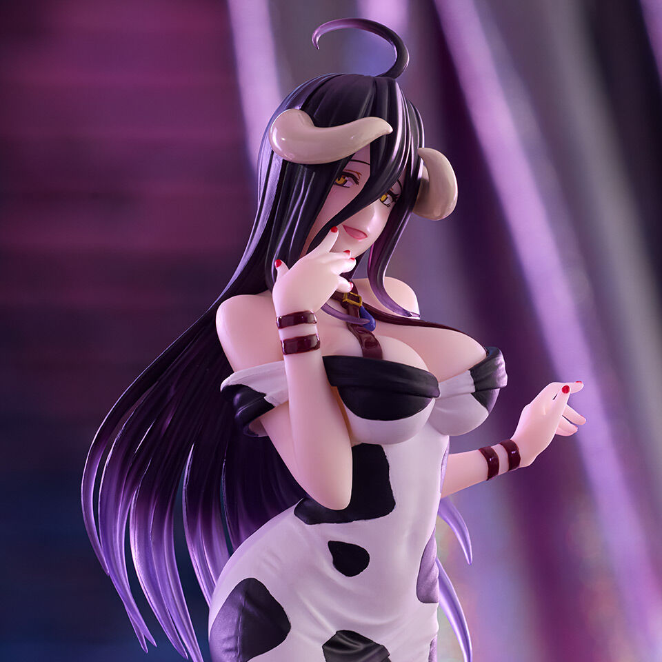 Overlord - Albedo - Trio-Try-iT Figure - Mini Dress, Cow Print Ver. (FuRyu)