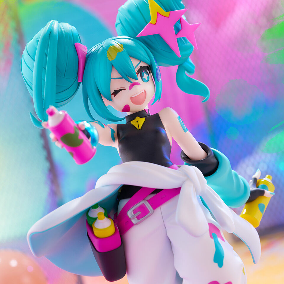 Piapro Characters - Hatsune Miku - Trio-Try-iT Figure - Paint Girl (FuRyu)
