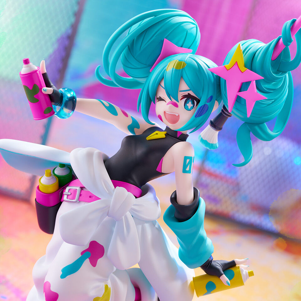 Piapro Characters - Hatsune Miku - Trio-Try-iT Figure - Paint Girl (FuRyu) photo 2